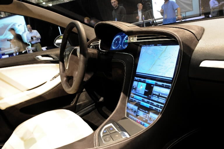 tesla leather interior